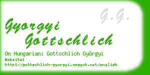 gyorgyi gottschlich business card